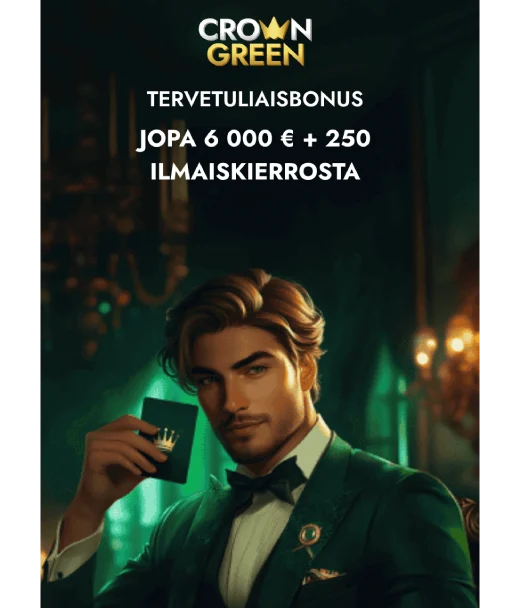 Rekisteröityminen CrownGreen